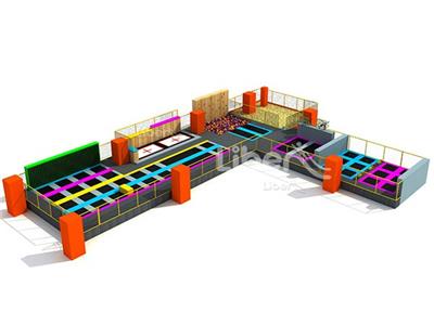 2017 Newest Design Liben Indoor Customized Trampoline Park Seller